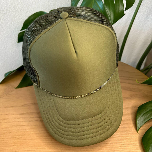 the trucker - olive