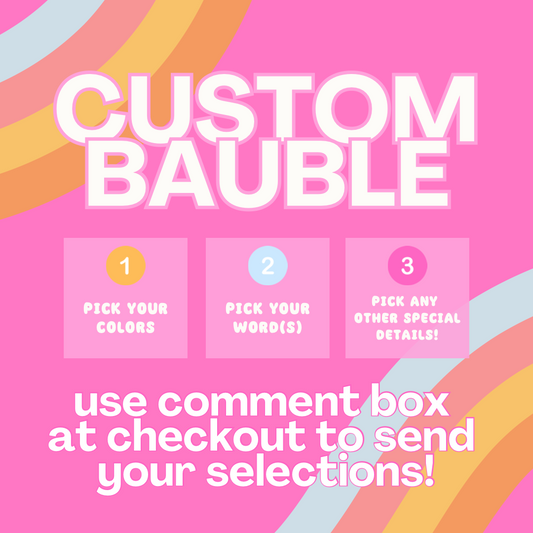 the hat bauble - custom bauble